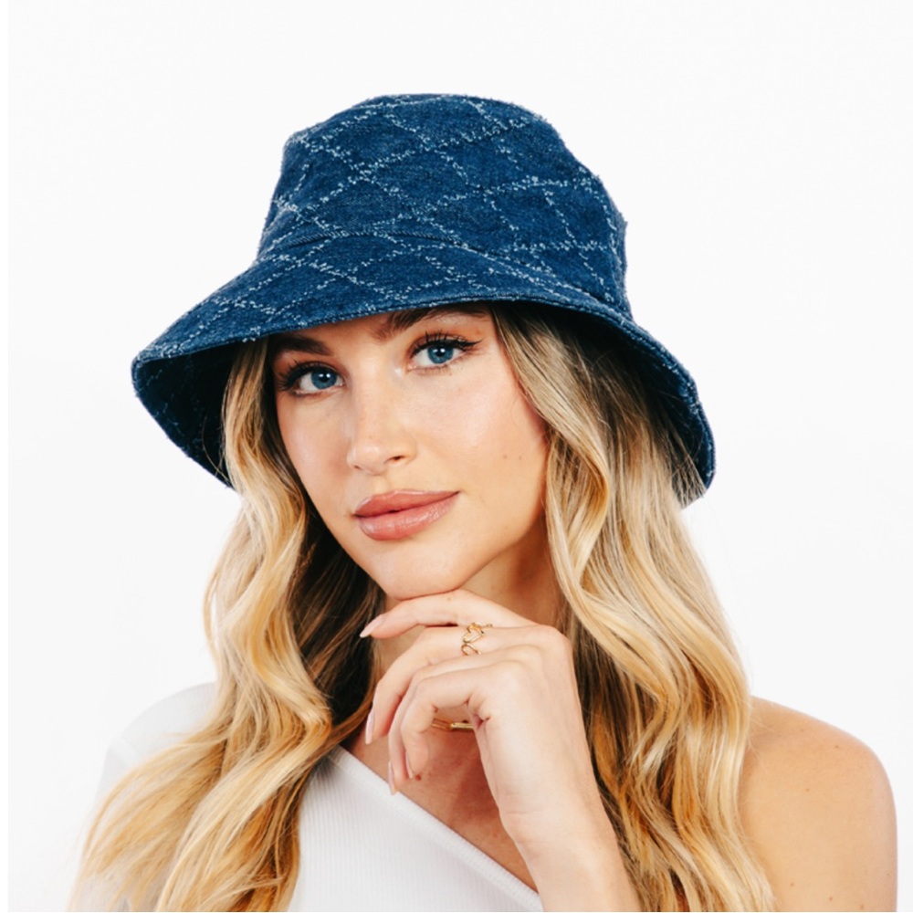 Stylish Blue Bucket Hat